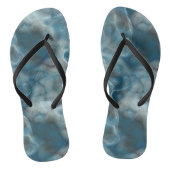 ターコイズ抽象芸術 ビーチサンダル (ソール)