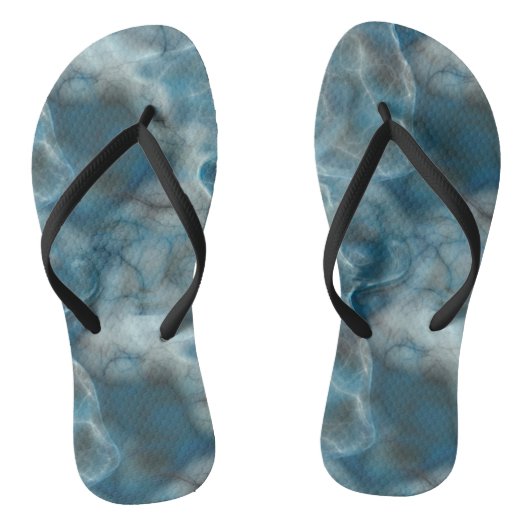 ターコイズ抽象芸術 ビーチサンダル (ソール)