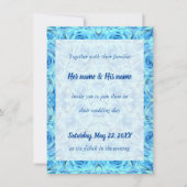 ターコイズ招待のバラデザイン (正面)