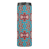 ターコイズ数々の南西インスパイア形状 タンブラー (裏面)