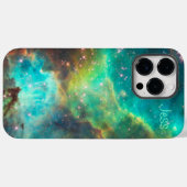 ターコイズ星雲 – *パーソナライズ* Case-Mate iPhoneケース (裏面 (横))