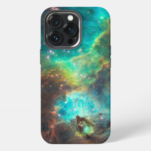 ターコイズ星雲 iPhoneケース (裏面)