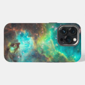 ターコイズ星雲 iPhoneケース (裏面横)