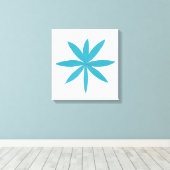 ターコイズ星 キャンバスプリント (インサイチュ (ウッドフロア))