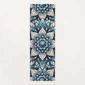 ターコイズ曼荼羅組成 ヨガマット (正面)