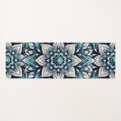 ターコイズ曼荼羅組成 ヨガマット (正面(横))