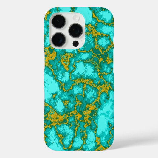 ターコイズ柄 Case-Mate iPhoneケース (裏面)