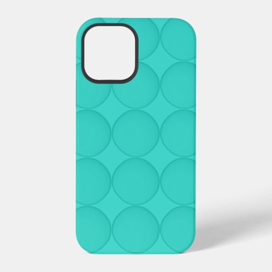 ターコイズ柄 iPhoneケース (裏面)