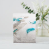 ターコイズ毛羽 ポストカード (スタンド正面)