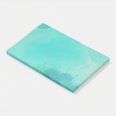 ターコイズ水彩 ポストイット (アングル)