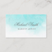 ターコイズ水彩 名刺 (正面)