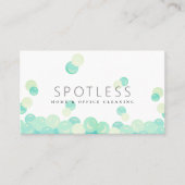 ターコイズ水泡洗浄モダンサービス 名刺 (正面)