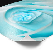 ターコイズ氷バラ フォトプリント            (角)