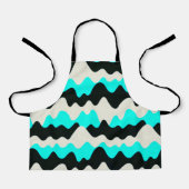ターコイズ波 エプロン (正面)