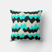ターコイズ波 クッション (裏面)