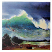 ターコイズ海の岸 タイル (正面)