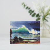 ターコイズ海の岸 ポストカード (スタンド正面)