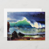 ターコイズ海の岸 ポストカード (正面/裏面)