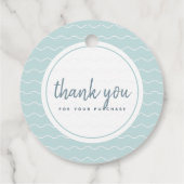 ターコイズ海サンディビーチハンドメイドジュエリー フェイバータグ (裏面)