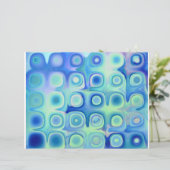 ターコイズ海ヒュース – スクラップブック紙レターヘッド (スタンド正面)