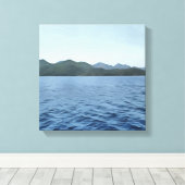 ターコイズ海岸の絵画船員 キャンバスプリント (インサイチュ (ウッドフロア))