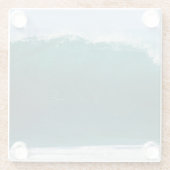 ターコイズ海波 ガラスコースター (裏面)