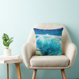 ターコイズ海波 クッション