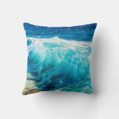 ターコイズ海波 クッション (裏面)