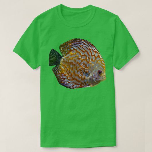 ターコイズ海綿魚 Tシャツ (デザイン正面)