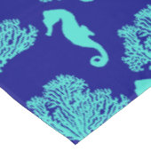 ターコイズ海軍海軍沿岸型 テーブルクロス (アングル)