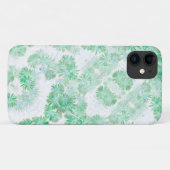 ターコイズ淡い色のパステルワイルドフラワーズiPhone 11ケース Case-Mate iPhoneケース (裏面(横))