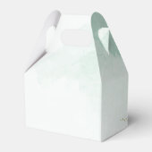 ターコイズ淡青色結婚花 フェイバーボックス (裏面サイド)