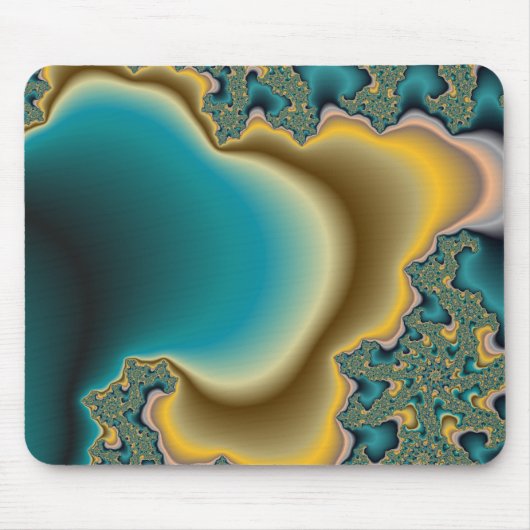 ターコイズ湖マウスパッド マウスパッド (正面)