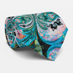 ターコイズ溶融スワールネックタイ ネクタイ