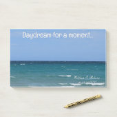 ターコイズ澄んビーチチェックブックカバー ポストイット (デスク)