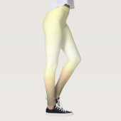 ターコイズ灰色グラデーションレギンス レギンス (右)