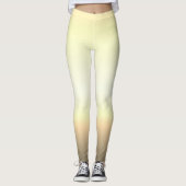 ターコイズ灰色グラデーションレギンス レギンス (正面)