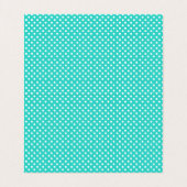 ターコイズ灰色象のベビーシャワー|のバッグの上層 名刺 (内部フラット)