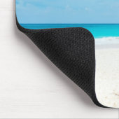 ターコイズ熱帯ビーチ マウスパッド (コーナー)