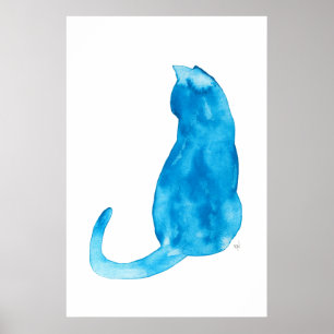 ターコイズ猫 ポスター