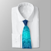 ターコイズ王室の勾配抽象芸術 ネクタイ (タイ)
