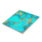 ターコイズ石写真 タイル (側面)