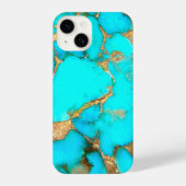 ターコイズ石写真 iPhoneケース (裏面)