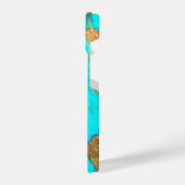 ターコイズ石写真 iPhoneケース (左側面)