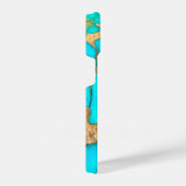 ターコイズ石写真 iPhoneケース (右側面)