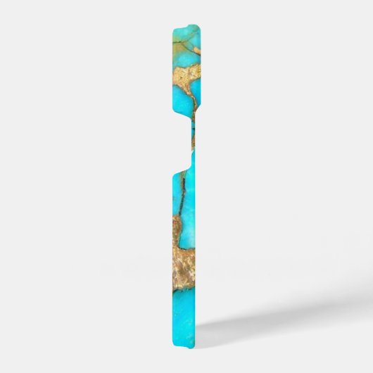 ターコイズ石写真 iPhoneケース (右側面)