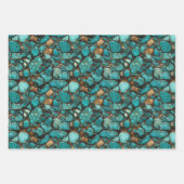 ターコイズ石 ラッピングペーパーシート (正面2)