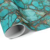 ターコイズ石 ラッピングペーパー (ロールコーナー)