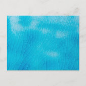 ターコイズ磁器のクラキュレでクラック釉薬 シーズンポストカード (正面)