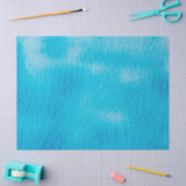 ターコイズ磁器のクラキュレでクラック釉薬 薄葉紙 (クラフト)